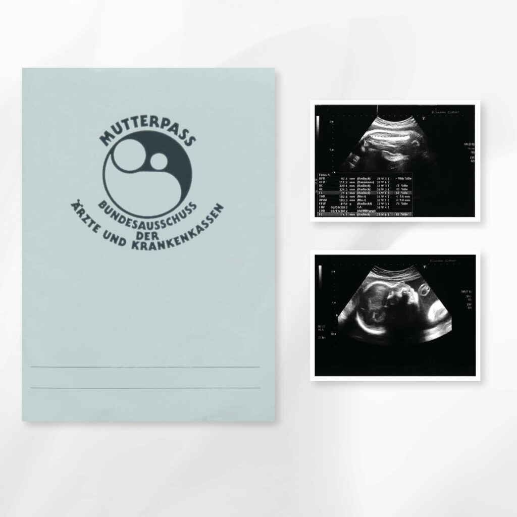 Mutterpasshülle personalisiert mit Namen – Hülle Mutterpass  – Geschenk zur Schwangerschaft  – Schutzhülle Mutterpass - Image 4