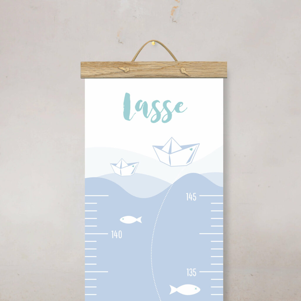 Personalisierte Messlatte für's Kinderzimmer – Geschenk zur Geburt – Messlatte mit Namen – Mädchen/ Junge - Image 3