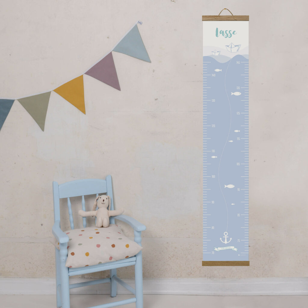 Personalisierte Messlatte für's Kinderzimmer – Geschenk zur Geburt – Messlatte mit Namen – Mädchen/ Junge - Image 4