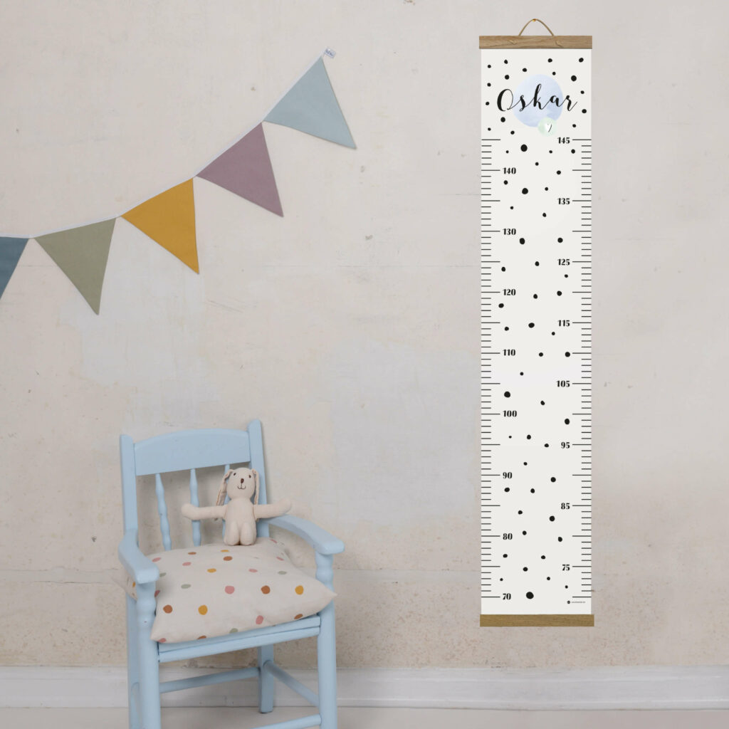 Personalisierte Messlatte für's Kinderzimmer – Geschenk zur Geburt – Messlatte mit Namen – Junge - Image 4