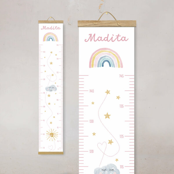 Messlatte mit Name - Kinderzimmer