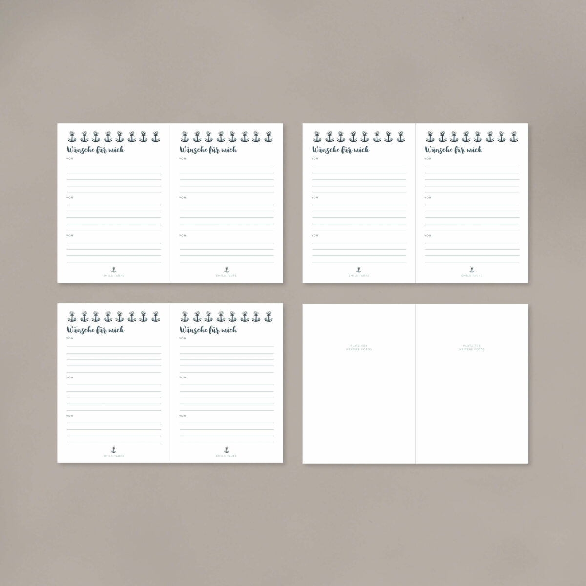 Personalisiertes Taufbuch – Geschenk zur Taufe - Image 6