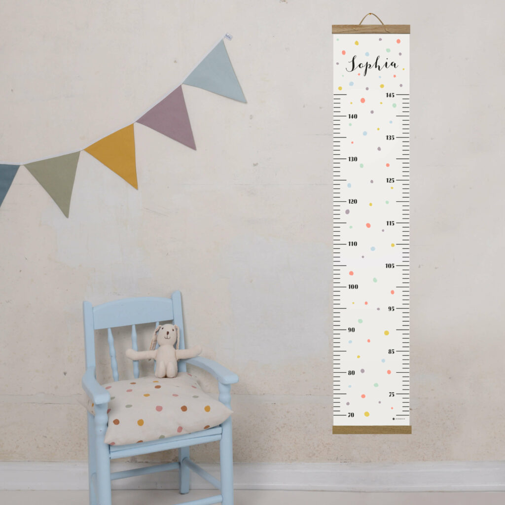 Personalisierte Messlatte für's Kinderzimmer – Geschenk zur Geburt – Messlatte mit Namen – Mädchen/ Junge - Image 5