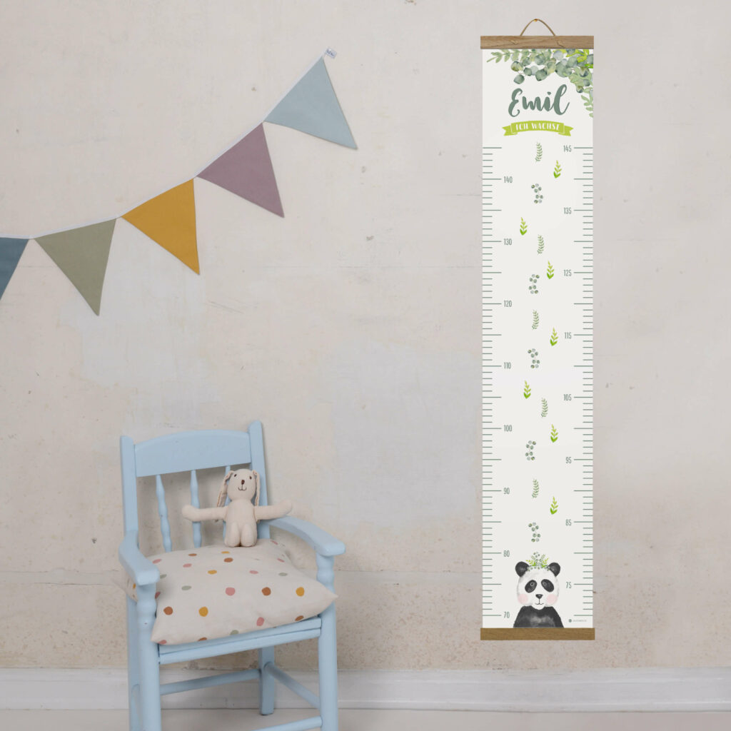 Personalisierte Messlatte für's Kinderzimmer – Geschenk zur Geburt – Messlatte mit Namen – Mädchen/ Junge - Image 4