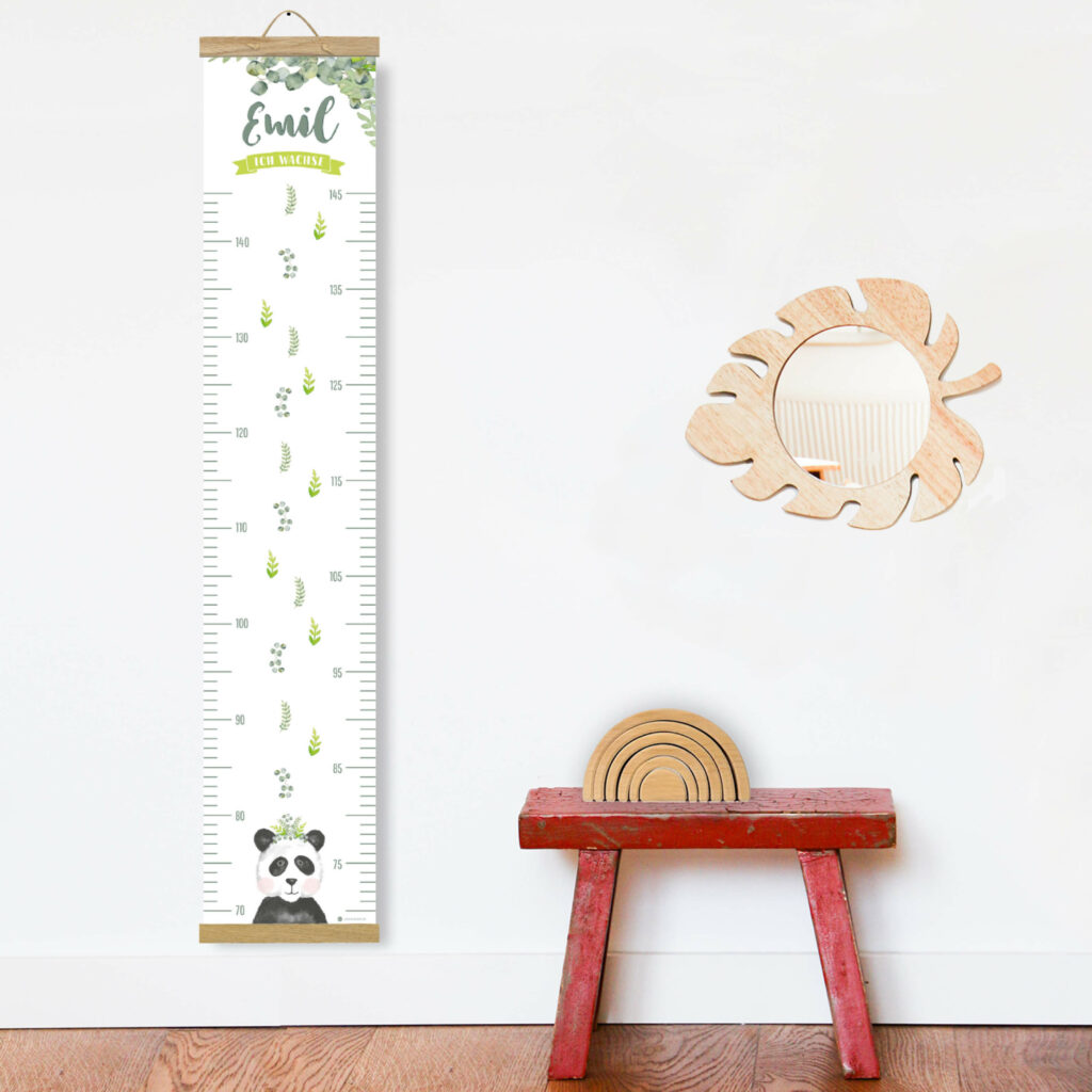 Personalisierte Messlatte für's Kinderzimmer – Geschenk zur Geburt – Messlatte mit Namen – Mädchen/ Junge - Image 5