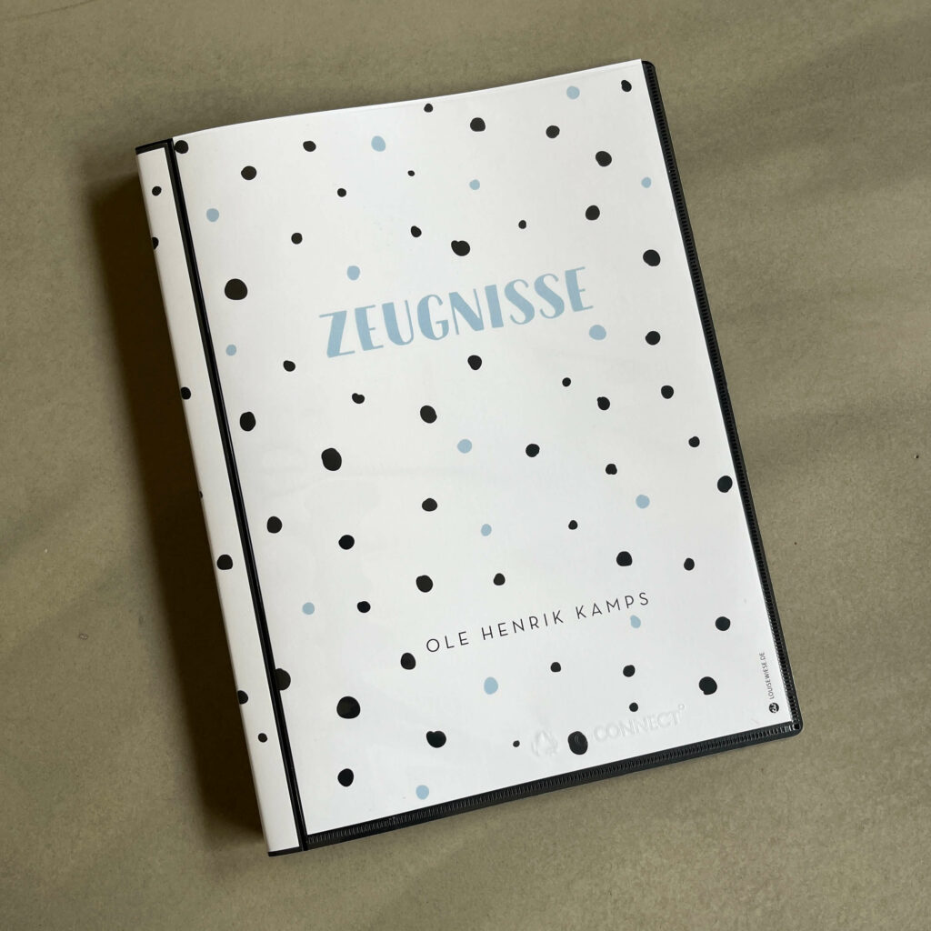 Zeugnismappe - personalisiert, Sichtbuch DIN A 4 - Image 4