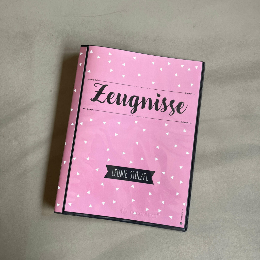 Zeugnismappe - personalisiert, Sichtbuch DIN A 4 - Image 5