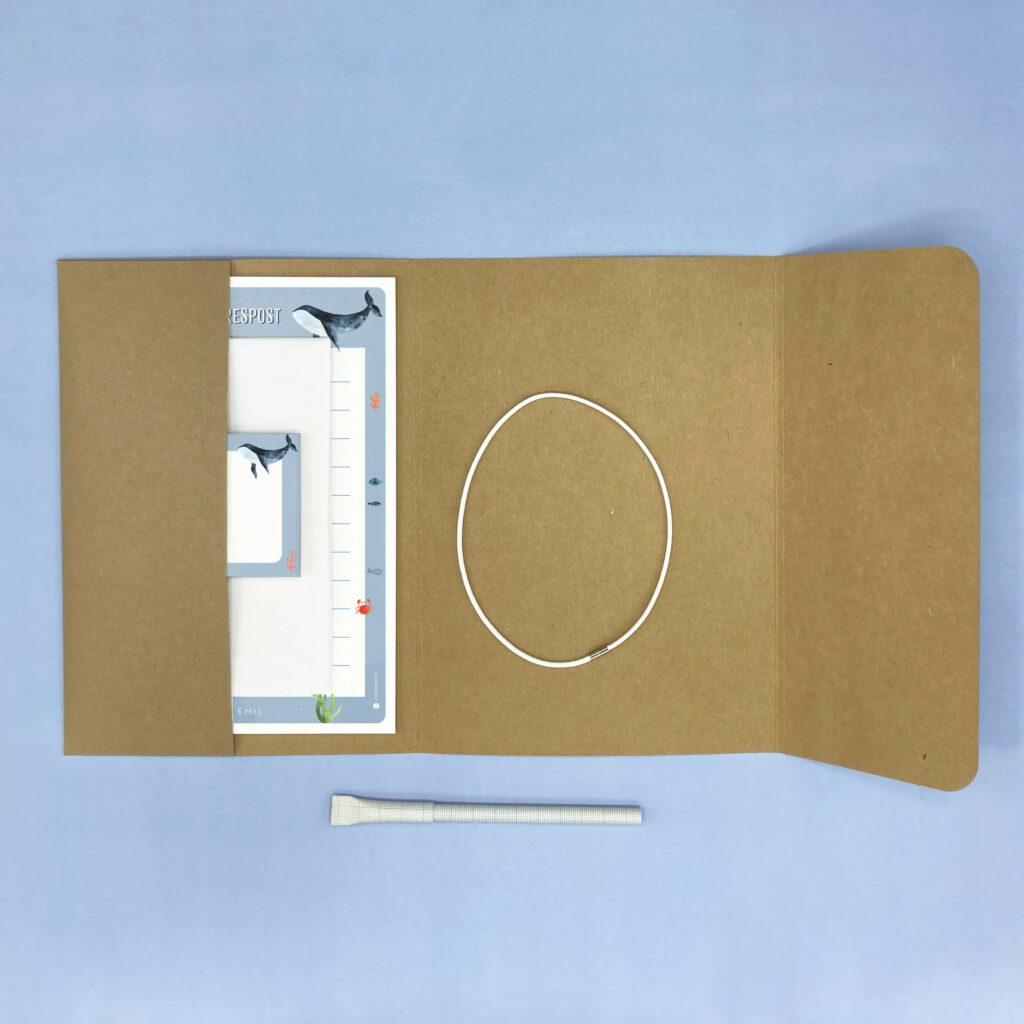 Personalisiertes Briefpapier | Geschenk Briefpapier mit Namen, Umschlägen & Adressetiketten | Schulanfang Geschenkidee - Image 2