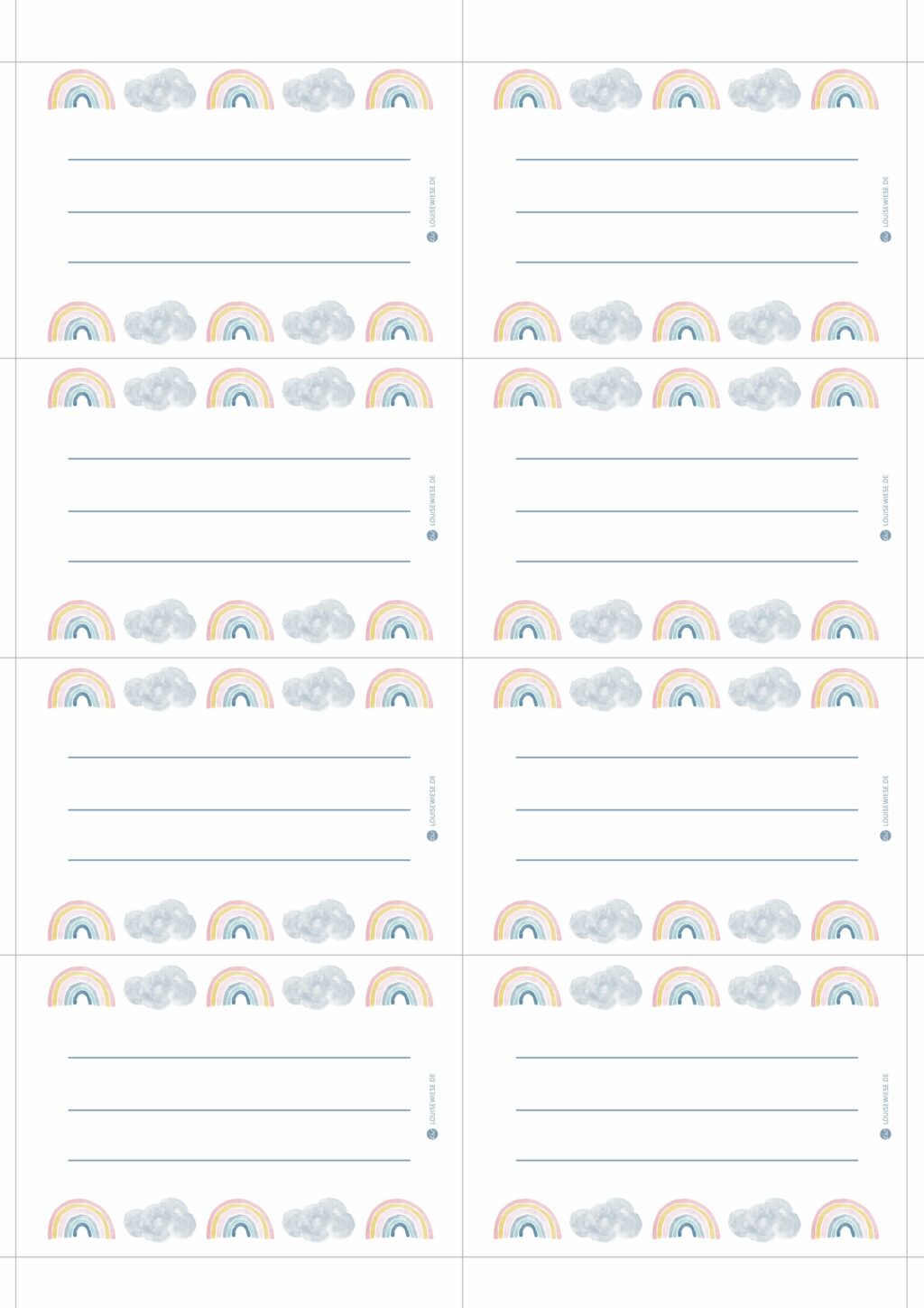 Personalisiertes Briefpapier | Geschenk Briefpapier mit Namen, Umschlägen & Adressetiketten | Schulanfang Geschenkidee - Image 3