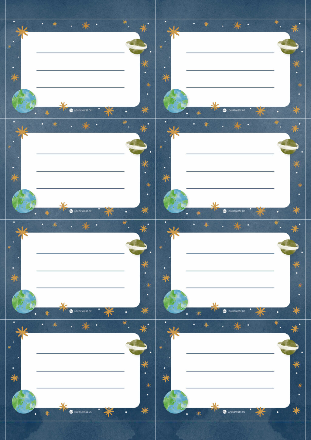 Personalisiertes Briefpapier | Geschenk Briefpapier mit Namen, Umschlägen & Adressetiketten | Schulanfang Geschenkidee - Image 4