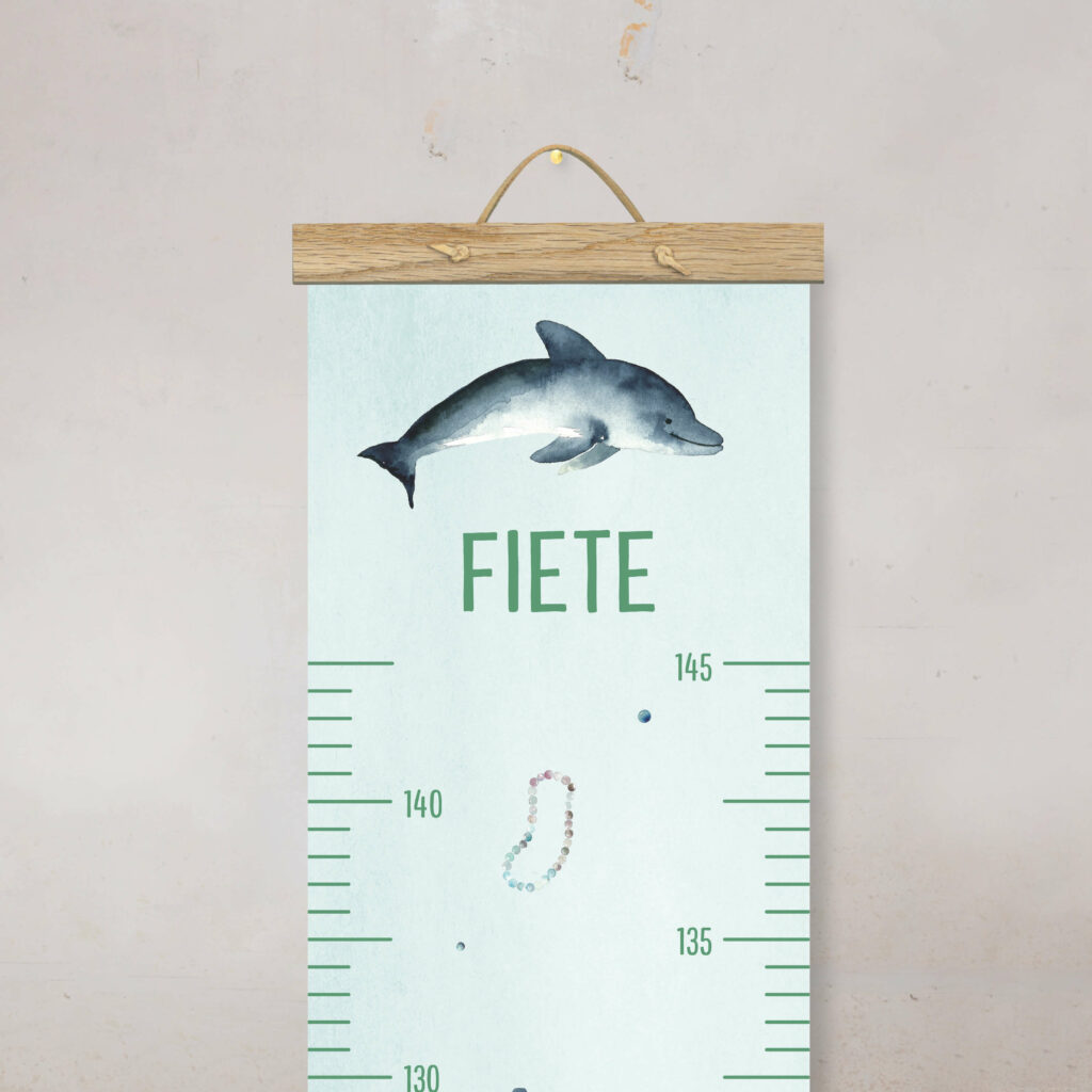 Personalisierte Messlatte für's Kinderzimmer – Geschenk zur Geburt – Messlatte mit Namen – Mädchen/ Junge - Image 2