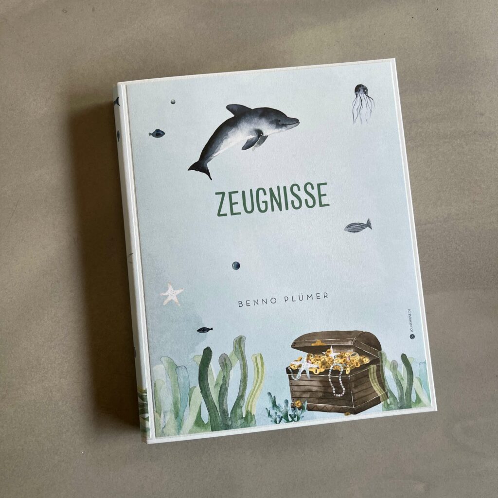Zeugnisordner - personalisiert, A4 Ordner mit Sichthüllen - Image 6