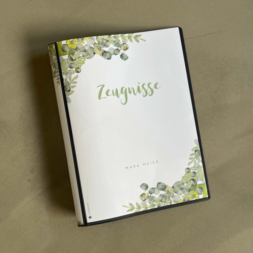 Zeugnismappe - personalisiert, Sichtbuch DIN A 4 - Image 5