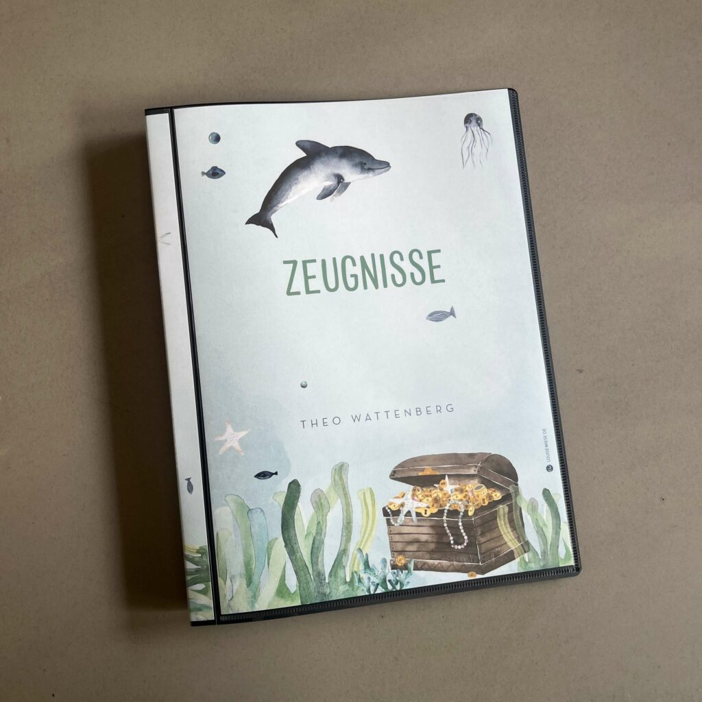 Zeugnismappe - personalisiert, Sichtbuch DIN A 4 - Image 4
