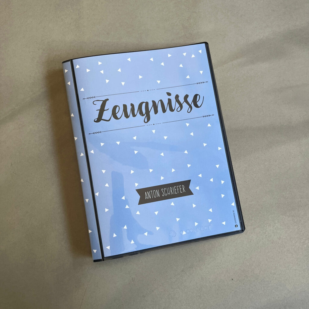 Zeugnismappe - personalisiert, Sichtbuch DIN A 4 - Image 5