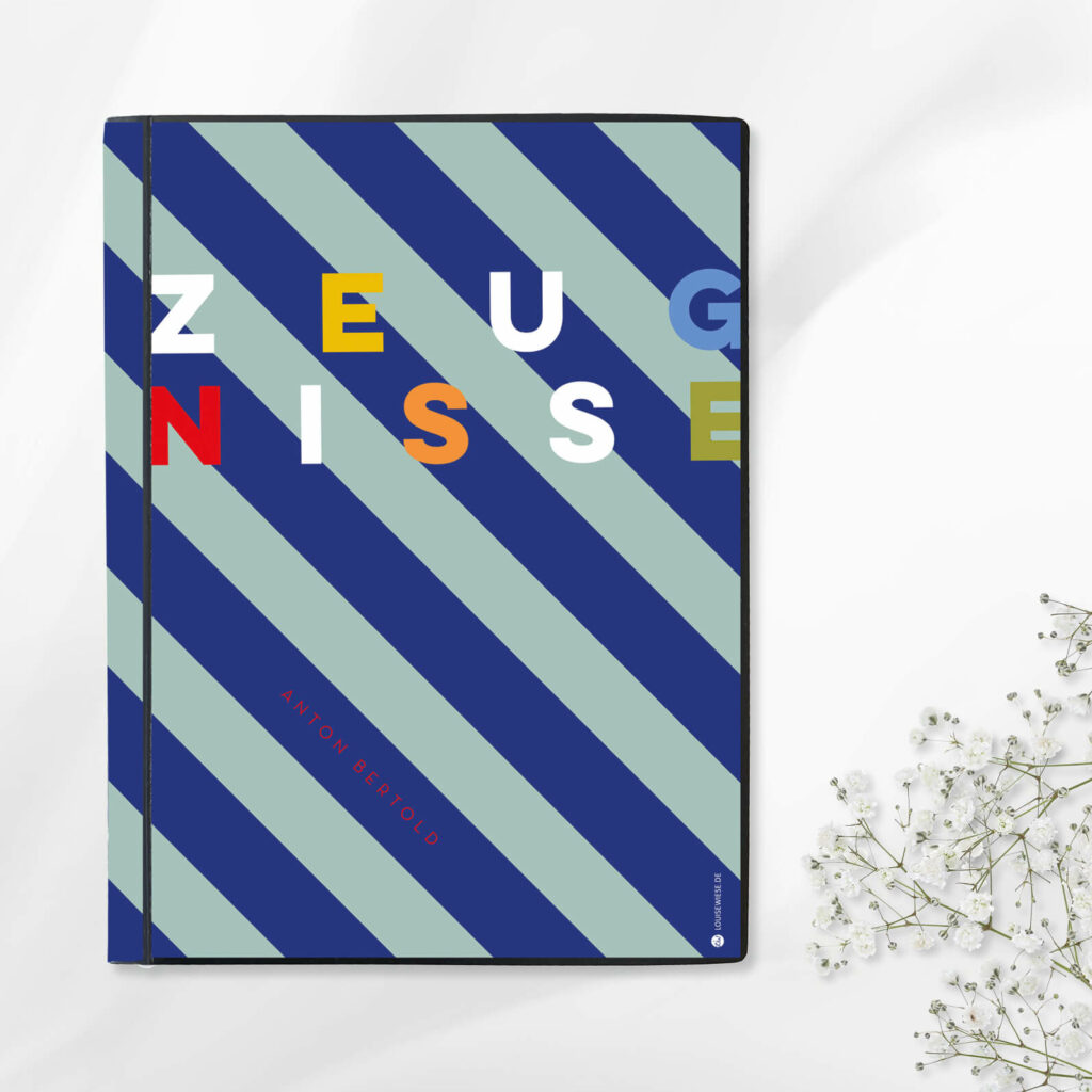 Zeugnismappe - personalisiert, Sichtbuch DIN A 4