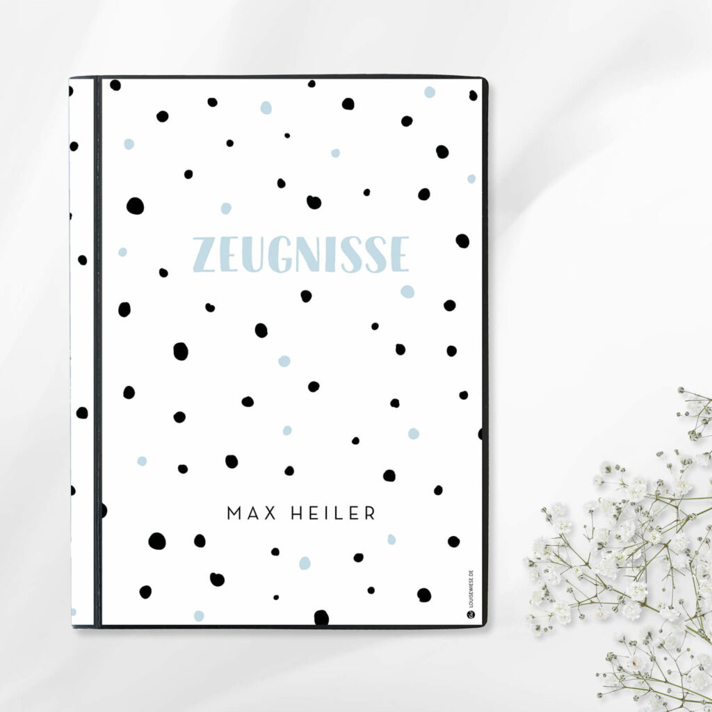 Zeugnismappe - personalisiert, Sichtbuch DIN A 4