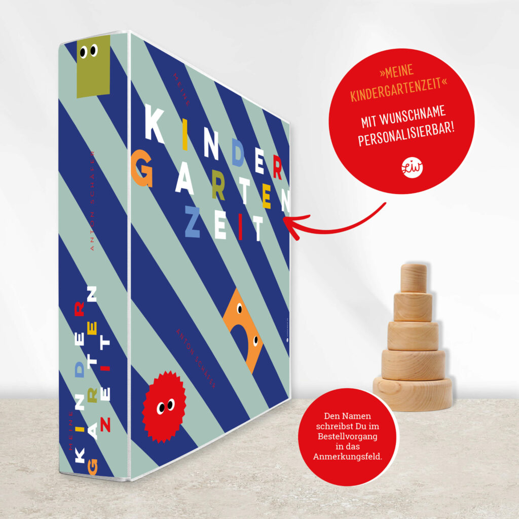 Krippen- & Kindergartenordner - personalisiert, A4 Ordner mit Name - Image 4