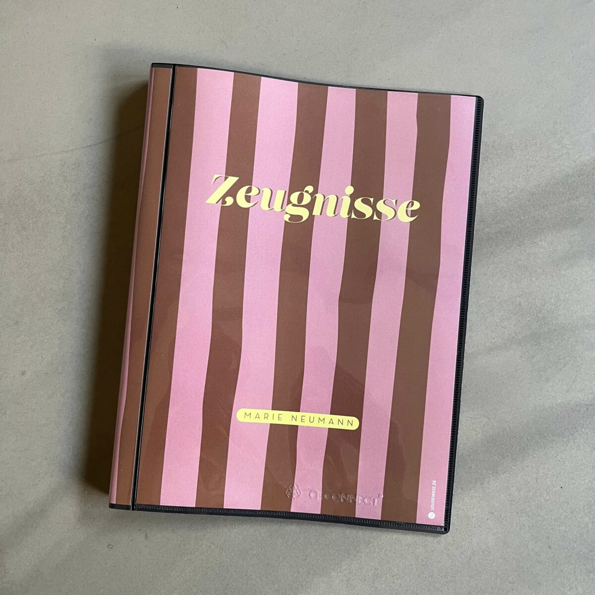 Zeugnismappe - personalisiert, Sichtbuch DIN A 4 - Image 4