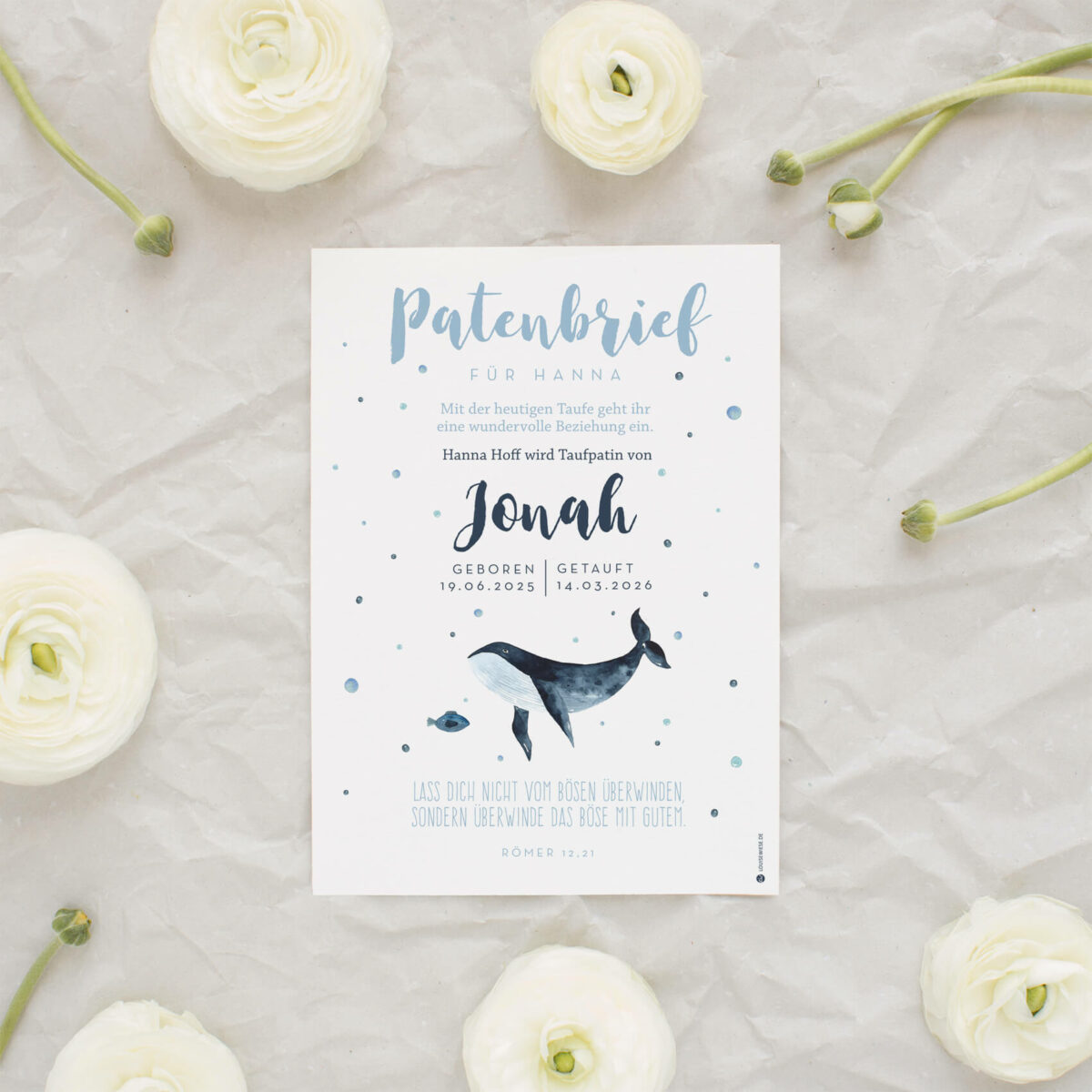 Patenbrief personalisiert – Brief zur Taufe - Image 5