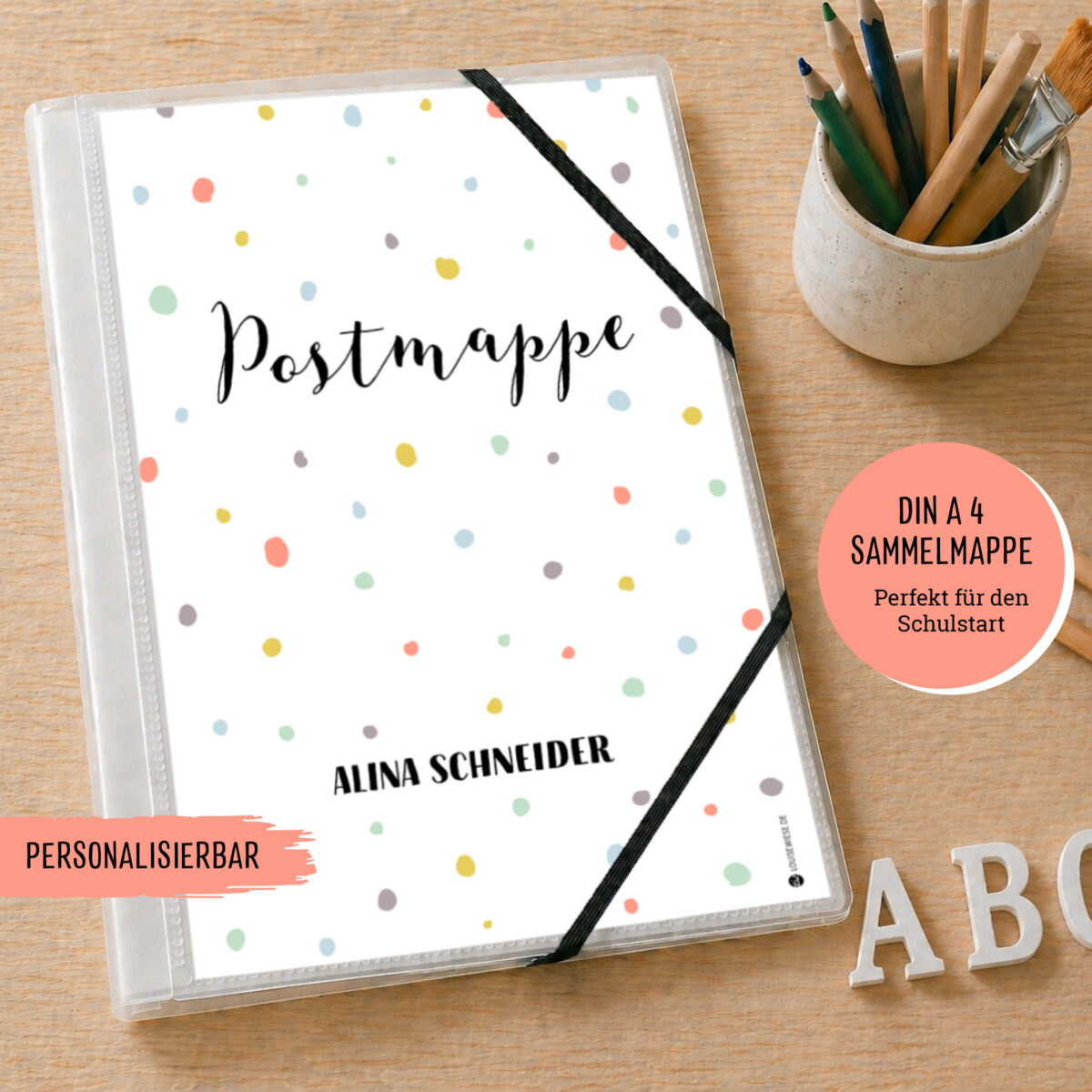 Personalisierte Postmappe/ Sammelmappe