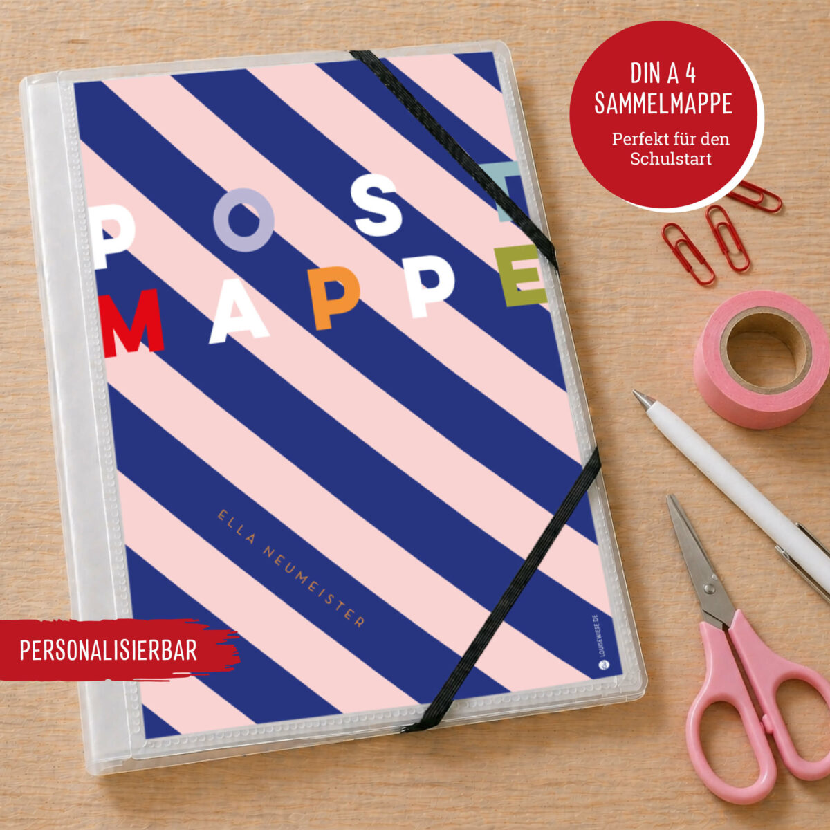 Personalisierte Postmappe/ Sammelmappe