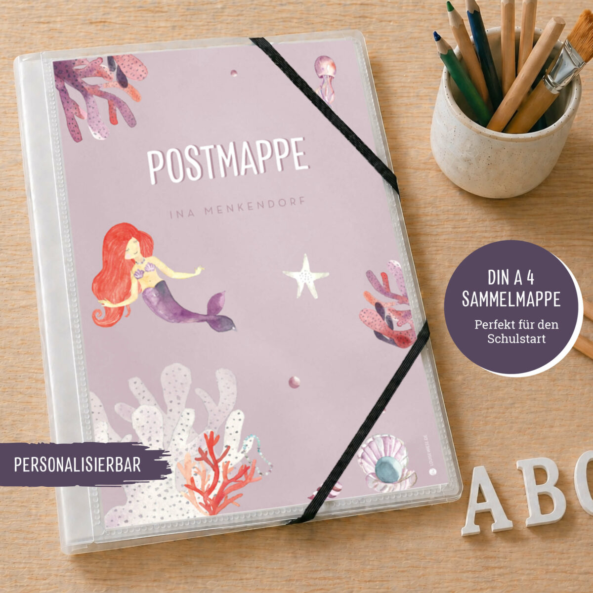 Personalisierte Postmappe/ Sammelmappe