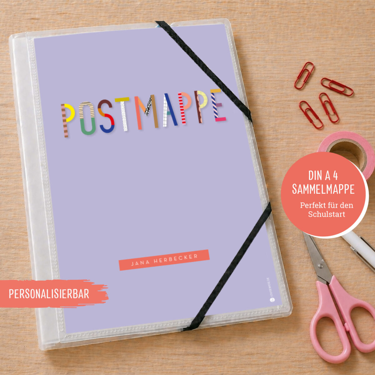 Personalisierte Postmappe/ Sammelmappe
